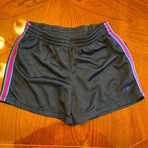 Navy Blue Champion Girls Shorts with Double Layering